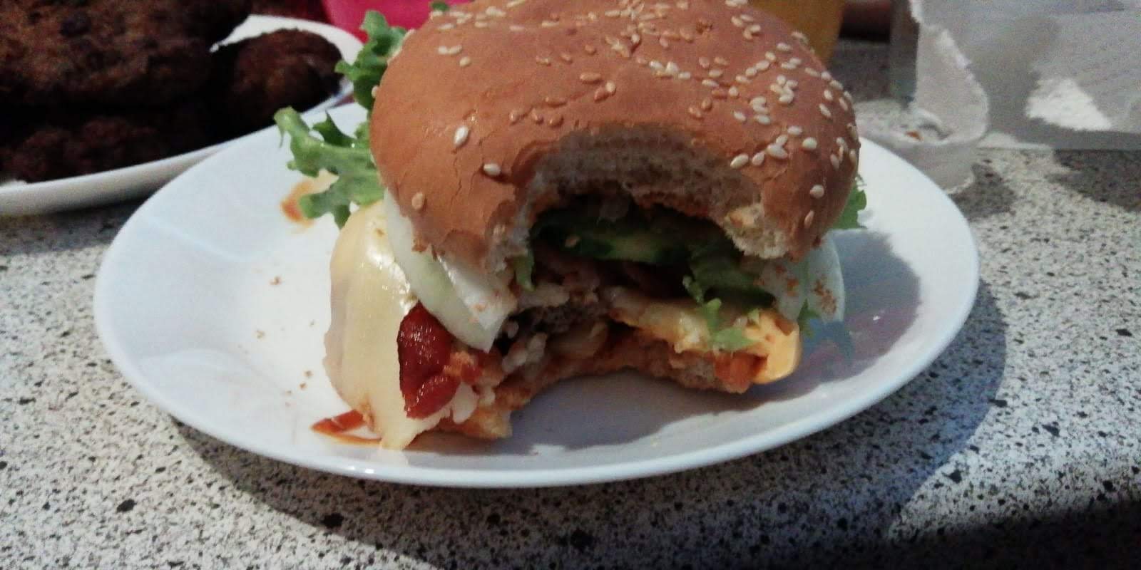 Hähnchen-Hamburger